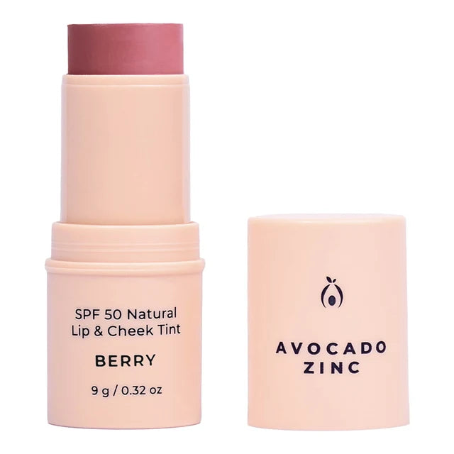 Avocado Zinc SPF 50 Natural Lip & Cheek Tint
