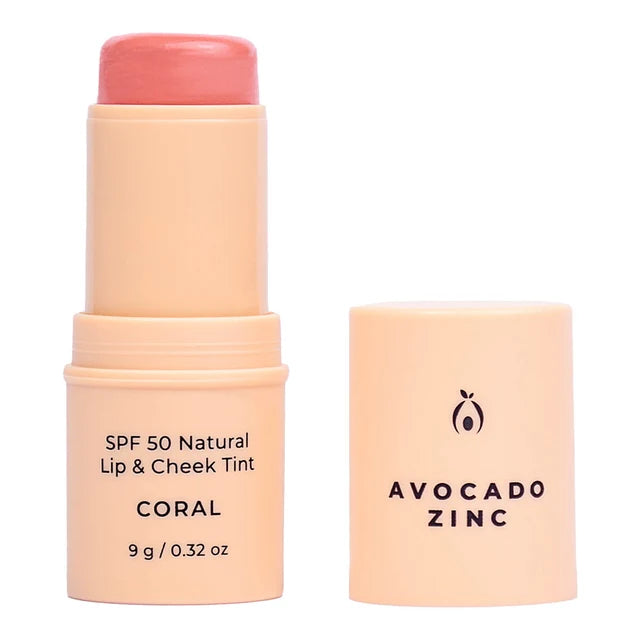 Avocado Zinc SPF 50 Natural Lip & Cheek Tint